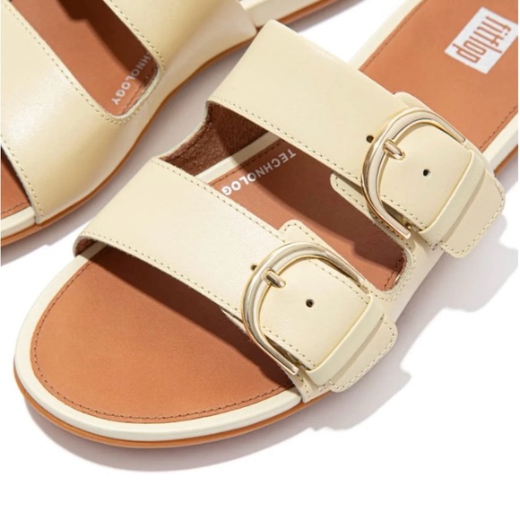 Fitflop Gracie Buckle Slides - Picture 1 of 13